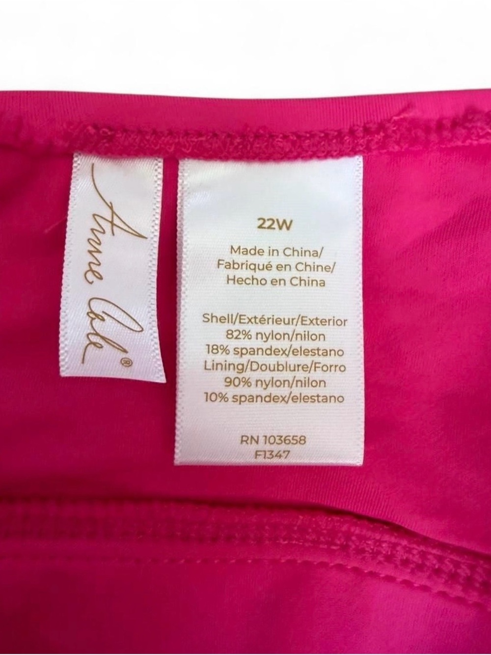 Bundle- Plus Size Swimsuits- 22W& 24W - Picture 7 of 8